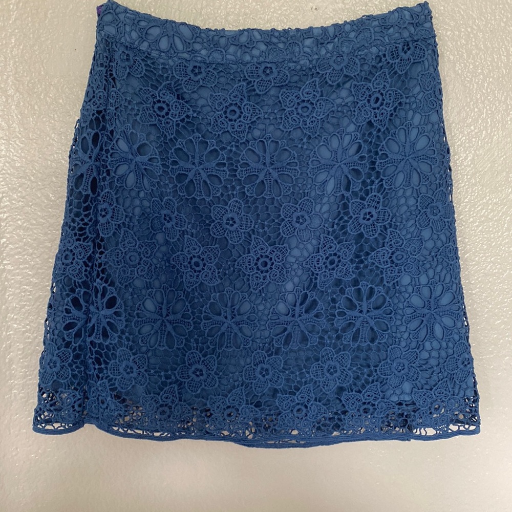 Hollister Blue Laced Skirt